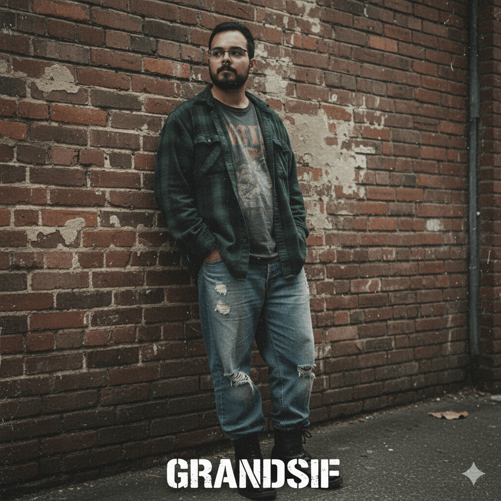 90s Grunge Band-Style Photo