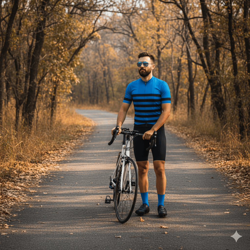 A Male Cyclist