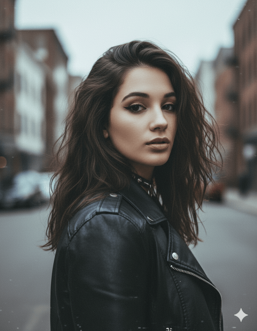 A walk through the foggy city streets.