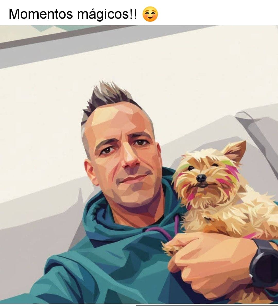 Abstract geometric polygon illustration