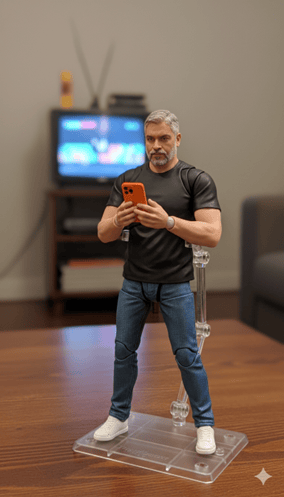 action figures, such as shfiguarts and figma