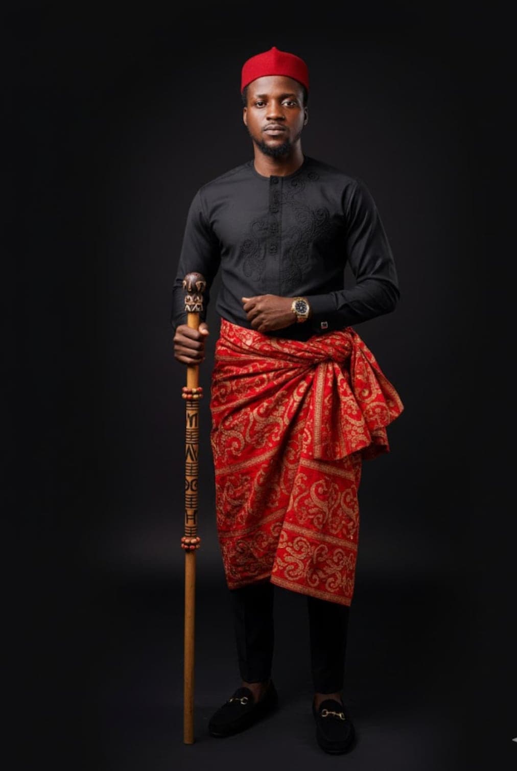 African Igbo Attire from Nigeria
