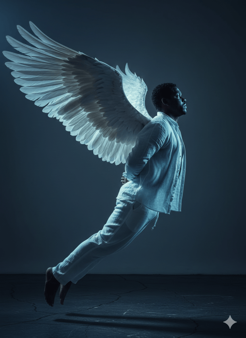 Anjo Levitando no ar