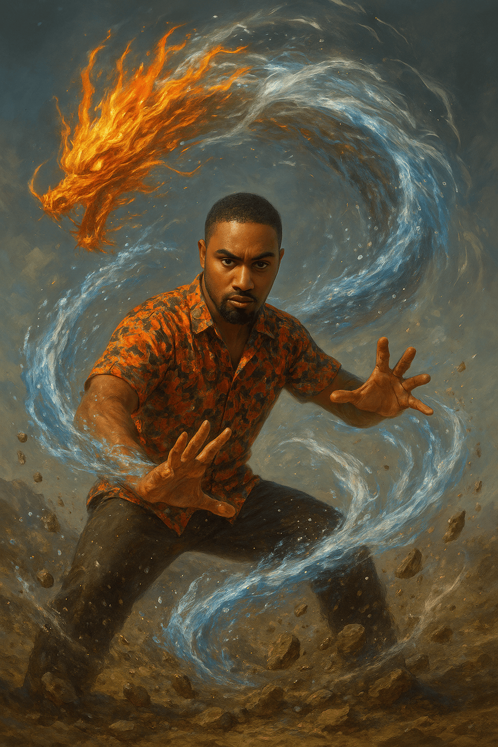 Avatar style bending stance