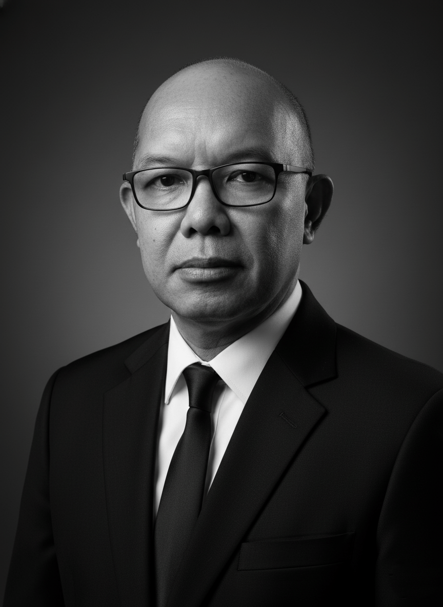 Black & White Editorial Portrait