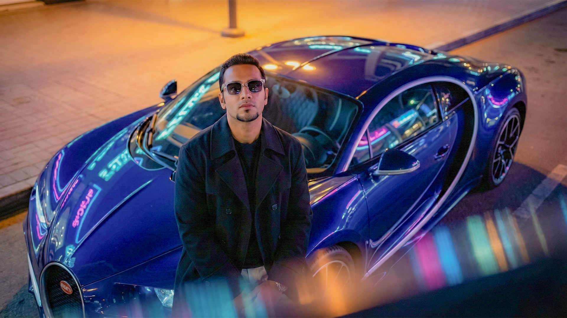 Bugatti Chiron Realistic Cinematic Portrait