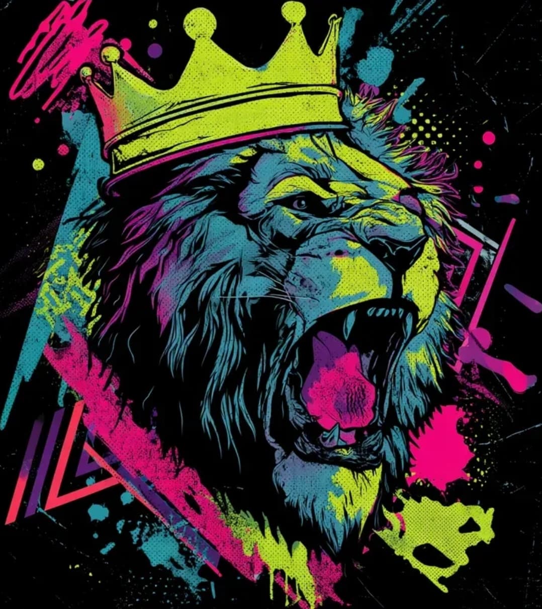 Ccol Lion Tshirt Design