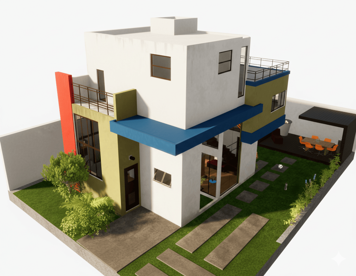 Chayagasaka House - 3D Model