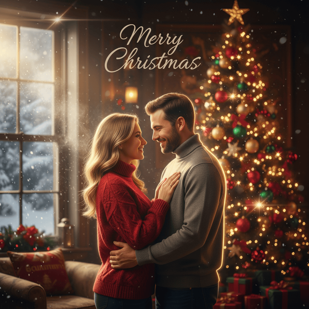 Christmas couple