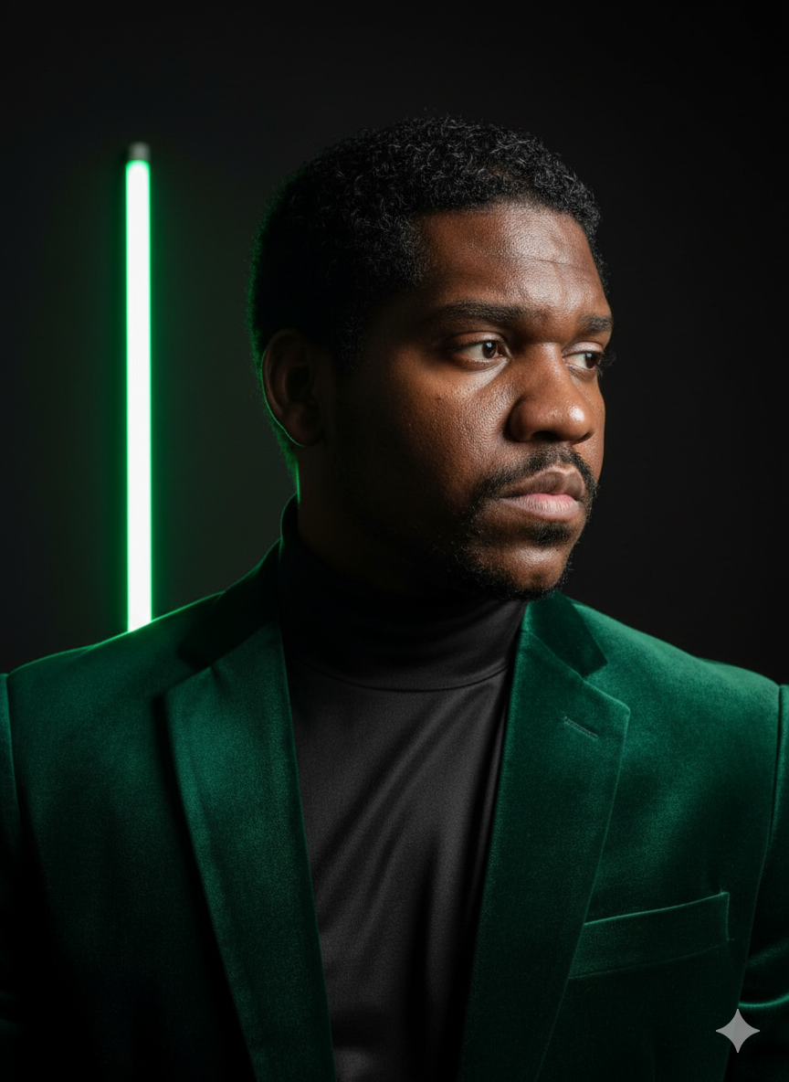 deep emerald green velvet blazer