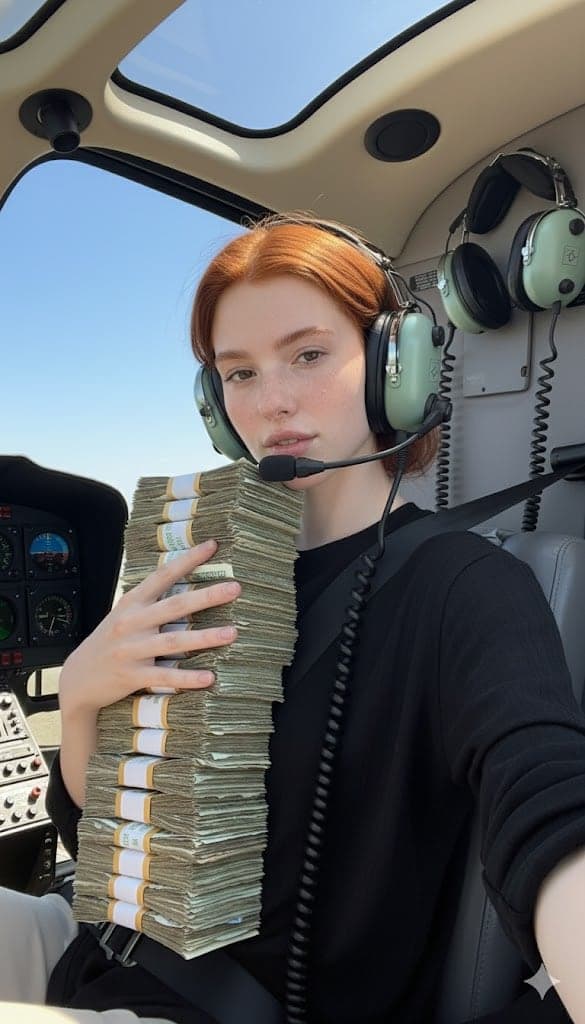 DINHEIRO + HELICPTERO (FEMININO)