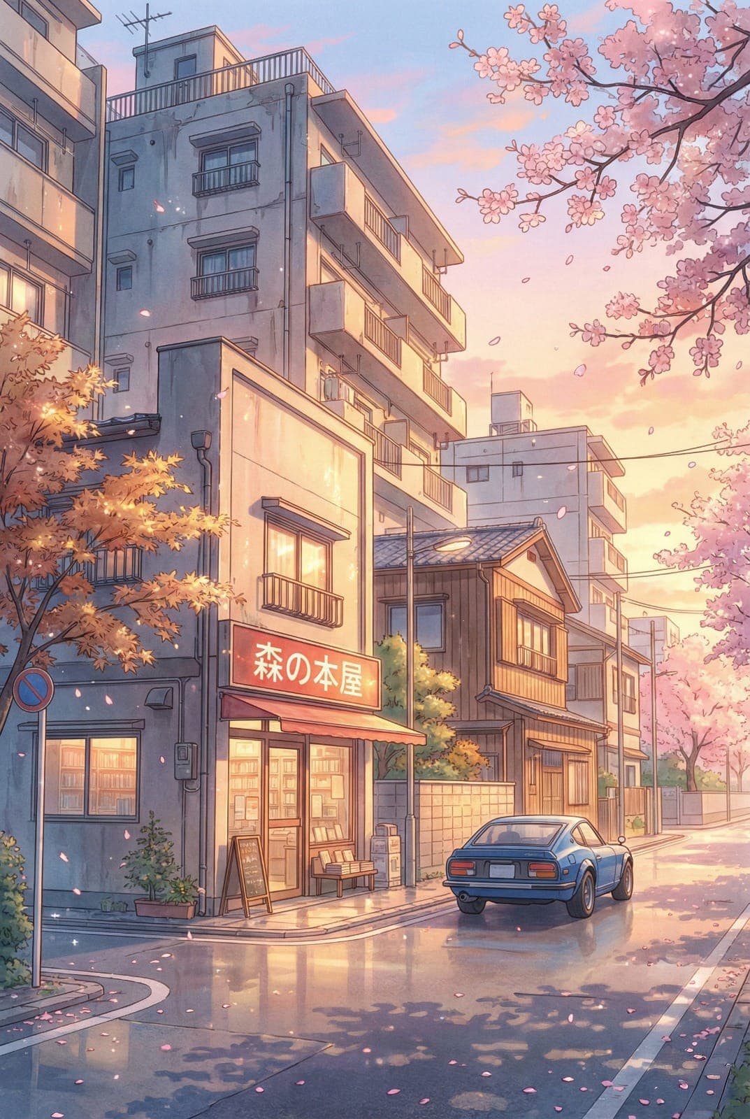 Dreamy Anime Neighborhood