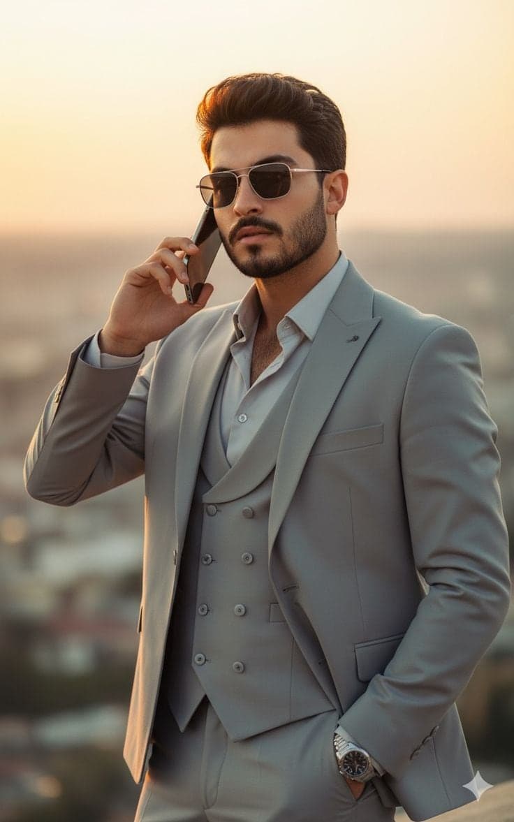 Editorial fashion portrait