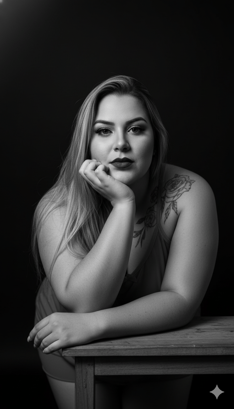 Ensaio fotogrfico preto e branco