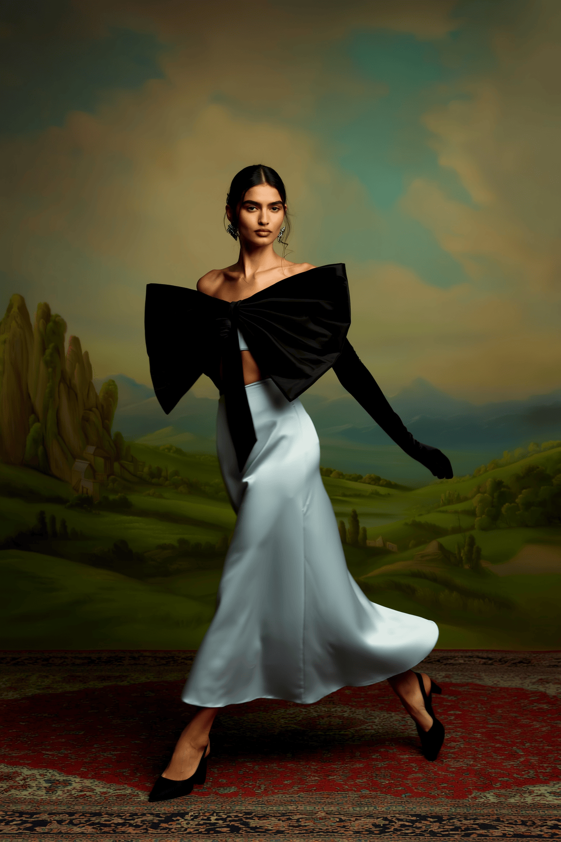 Fashion editorial or lookbook prompt