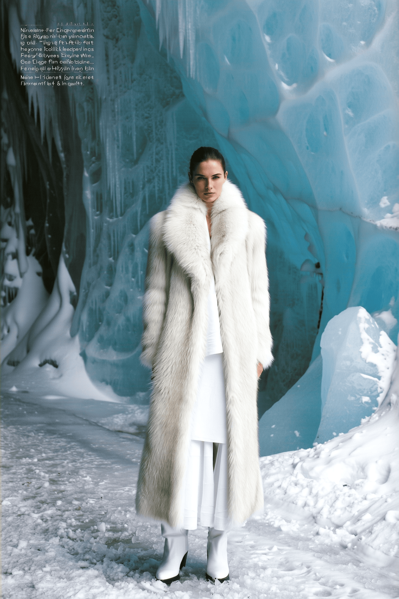 Fashion winter editorial or lookbook