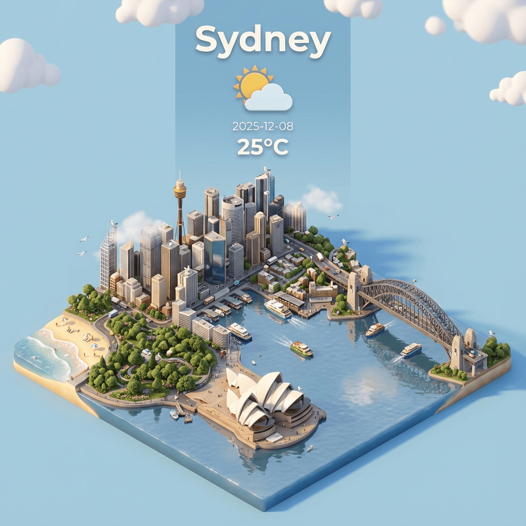 Generate a cool cartoon version of your city