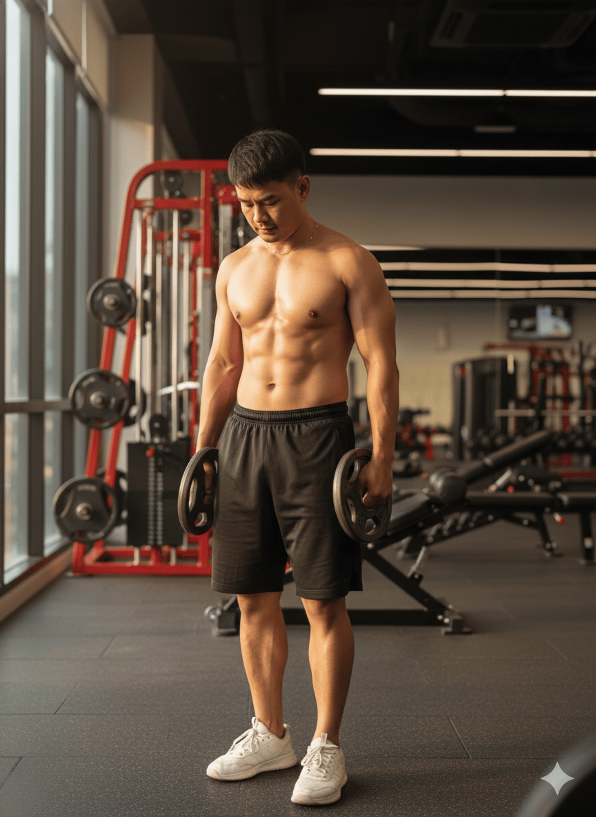 Gym Aesthetic Fitness Portrait