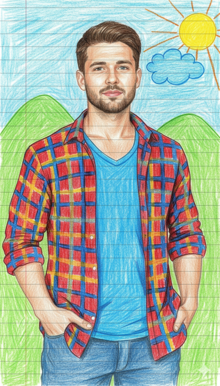 hand drawn pencil picture