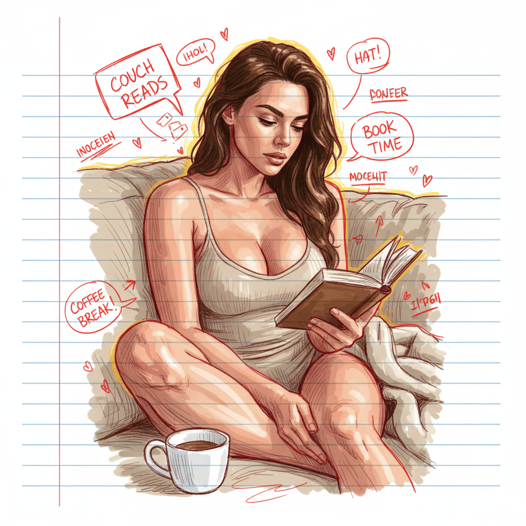 Hand-drawn portrait illustration