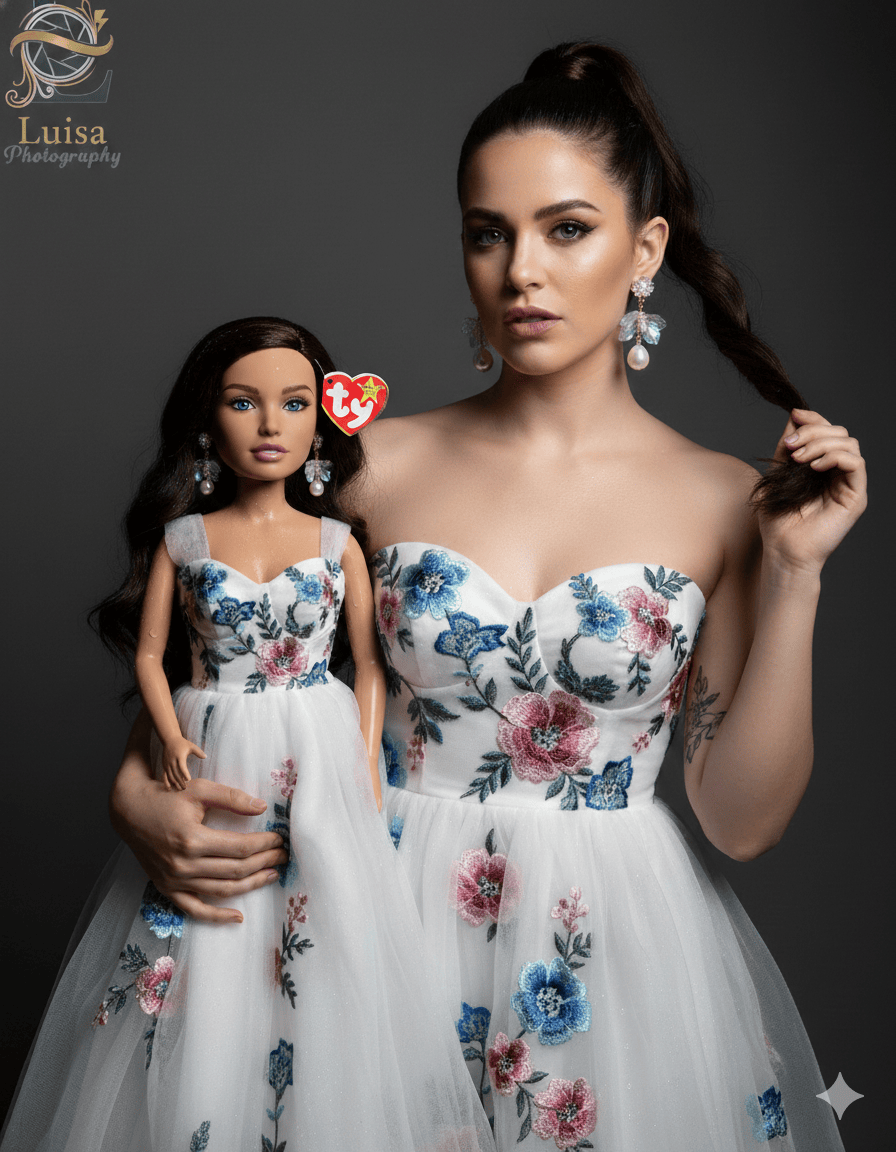 Hermosa edicin,rplica de la persona en estilo Barbie