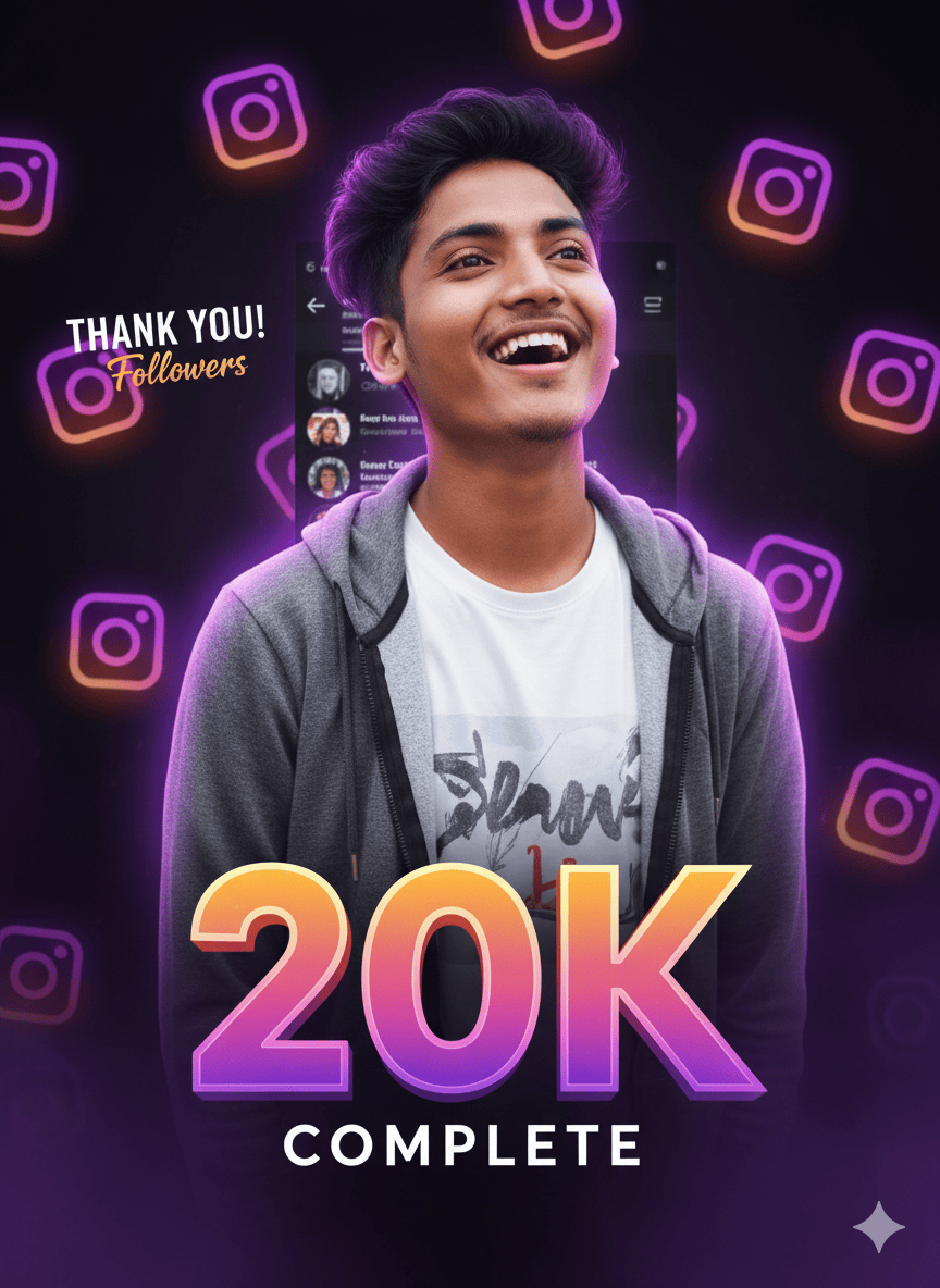 Instagram 20K Done Editing