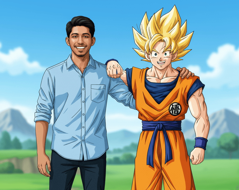 Interacting with Son Goku