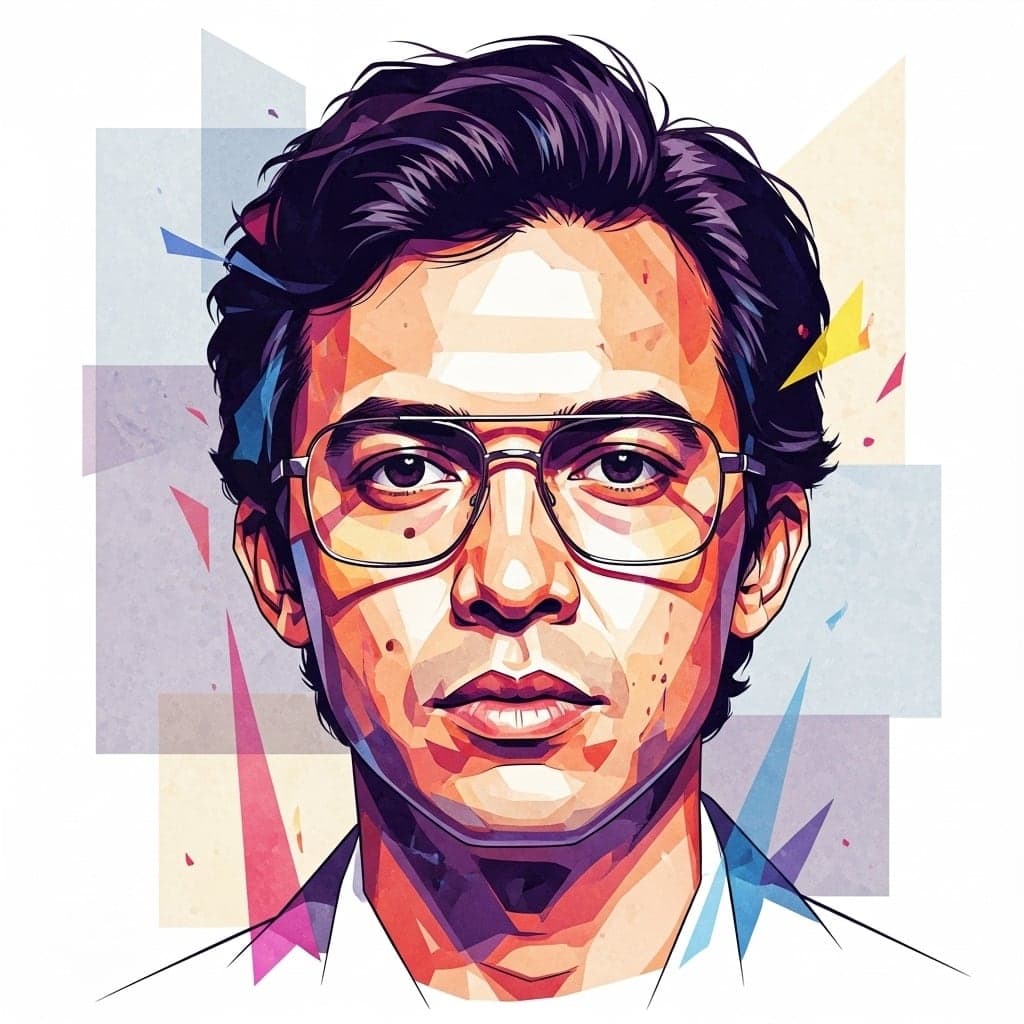 Low-Polycubism Style Illustration