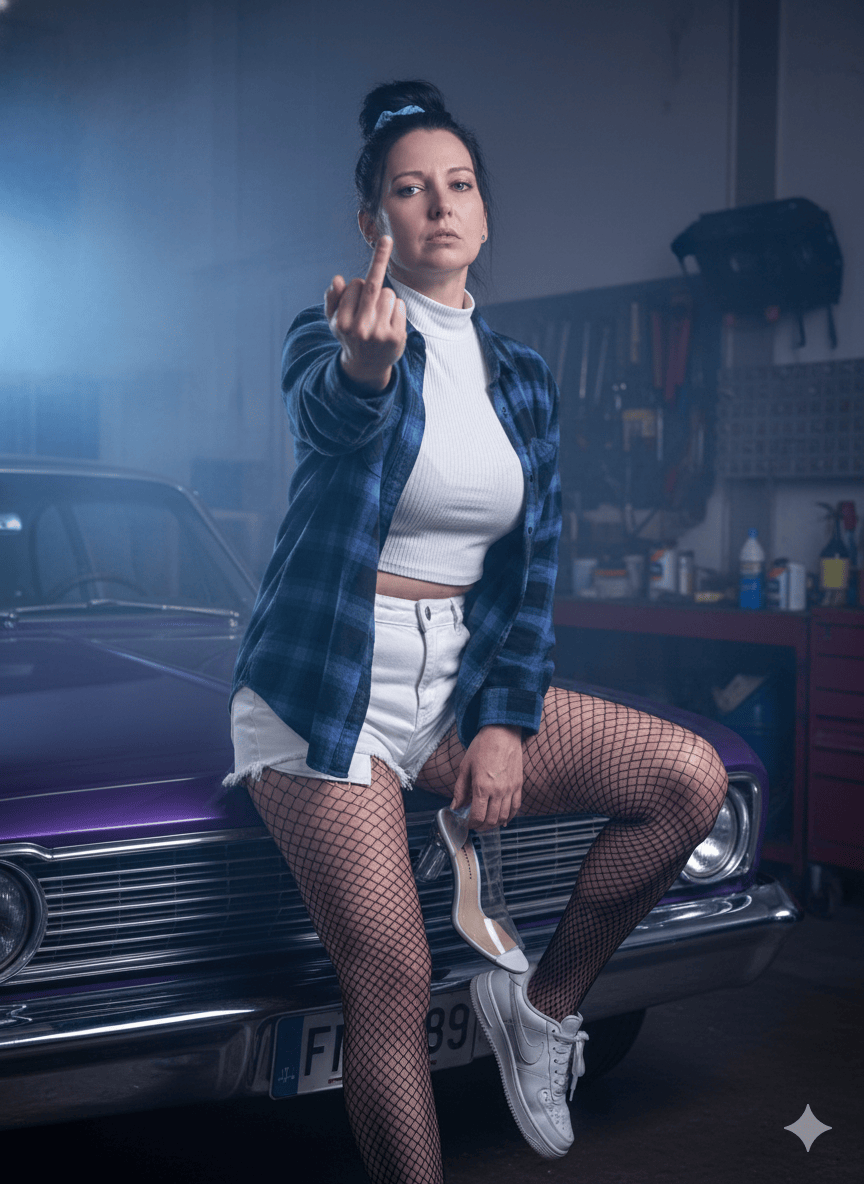 lowrider middle finger