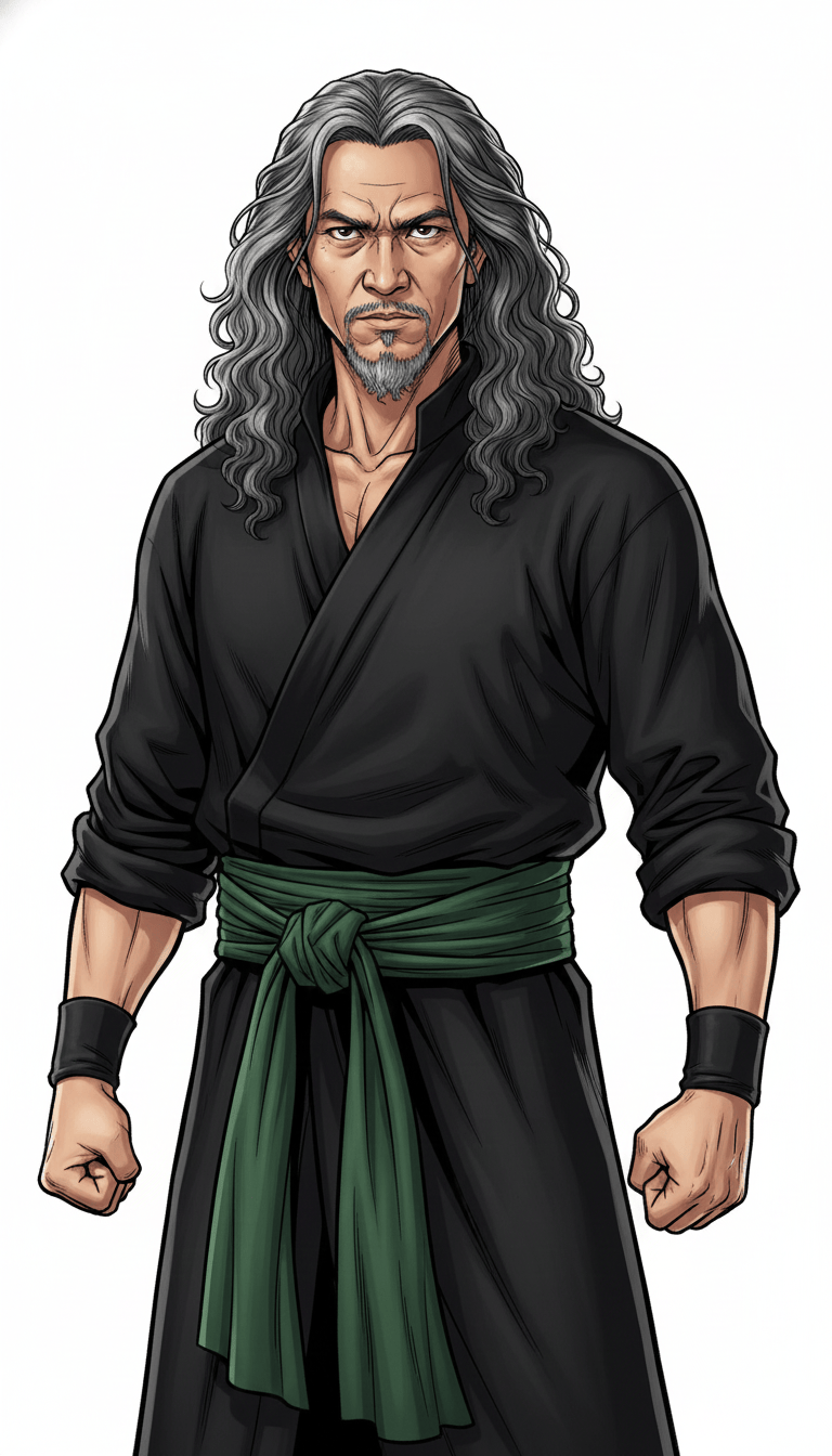 Malay (Silat) Warrior comic art