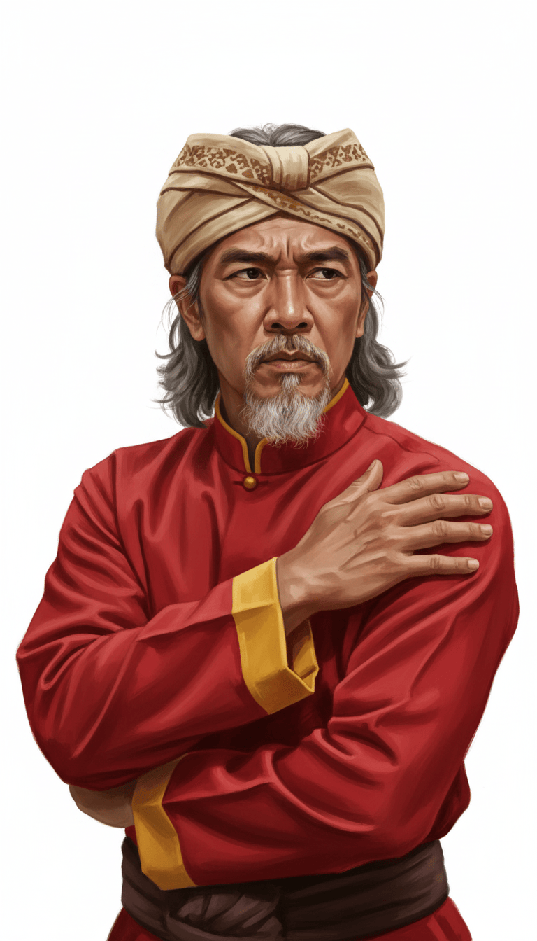 Malaysian Warrior - Silat (Painting)