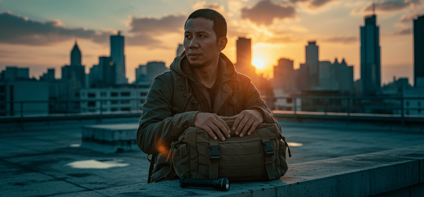 Man Waiting for the Night