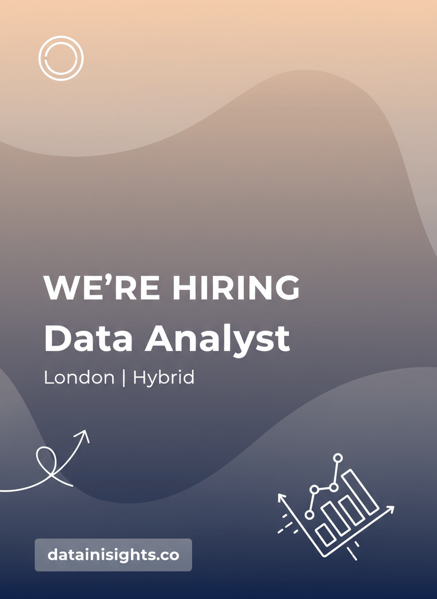 Minimalist Recruitment Banner - Data Analyst Position