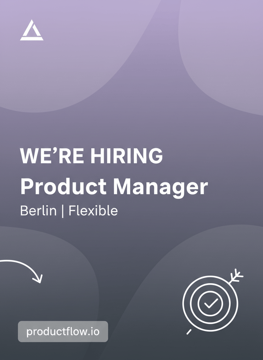 Minimalist Recruitment Banner - Product Manager Position