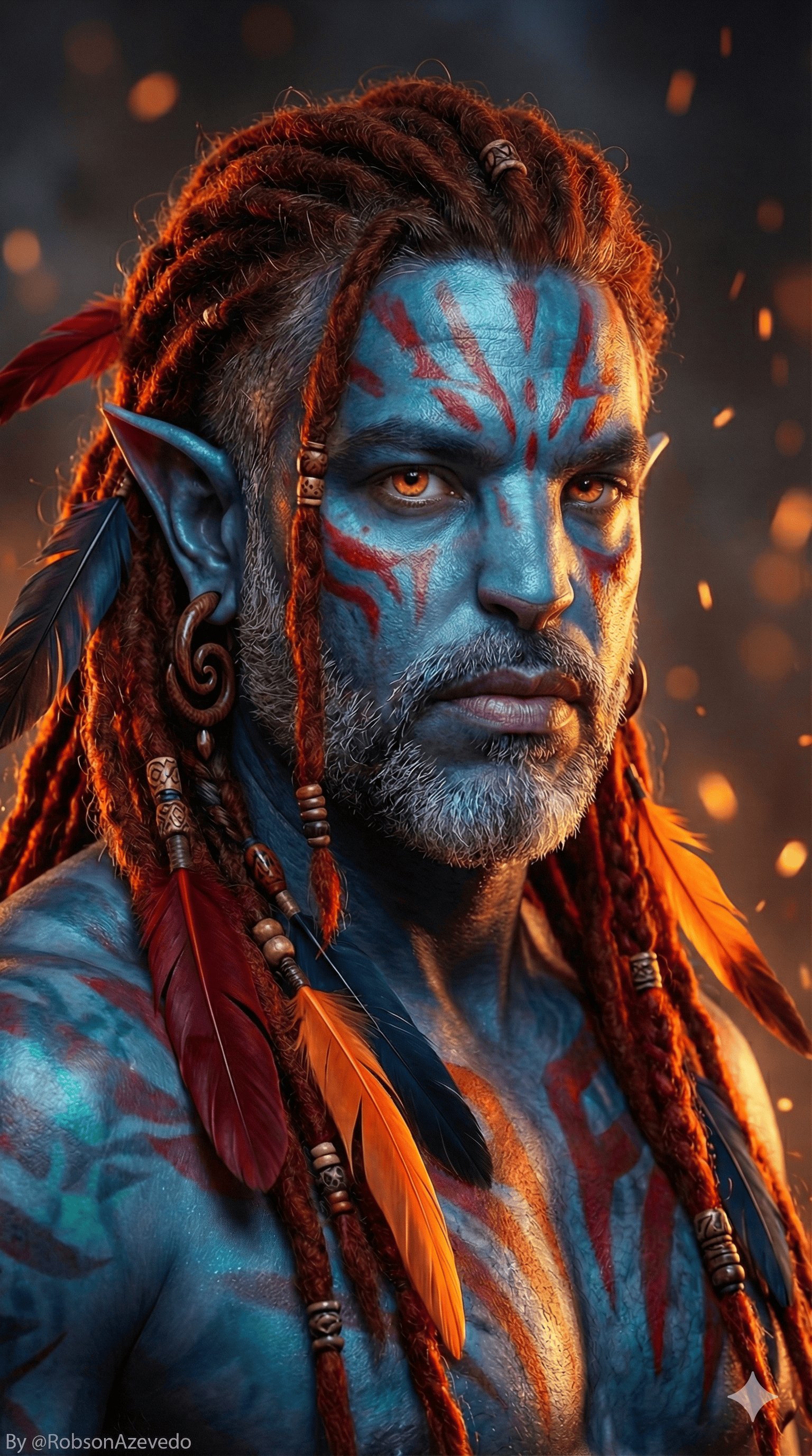 Na'vi Avatar Fire and Ash