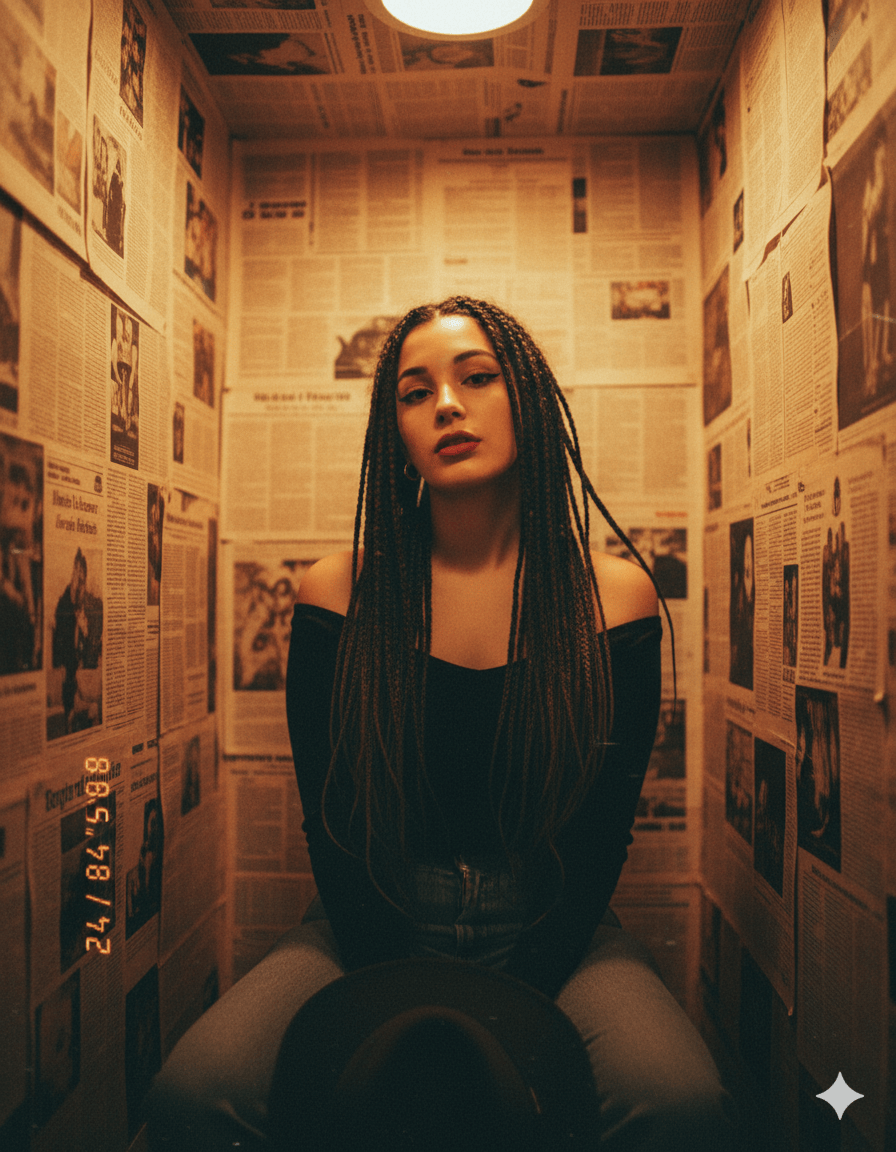 Newspaper Booth Portrait