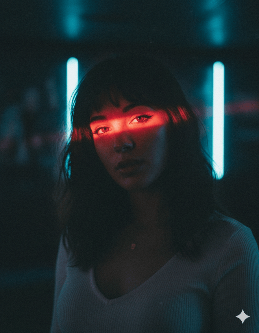 Orange Light of The Sunset