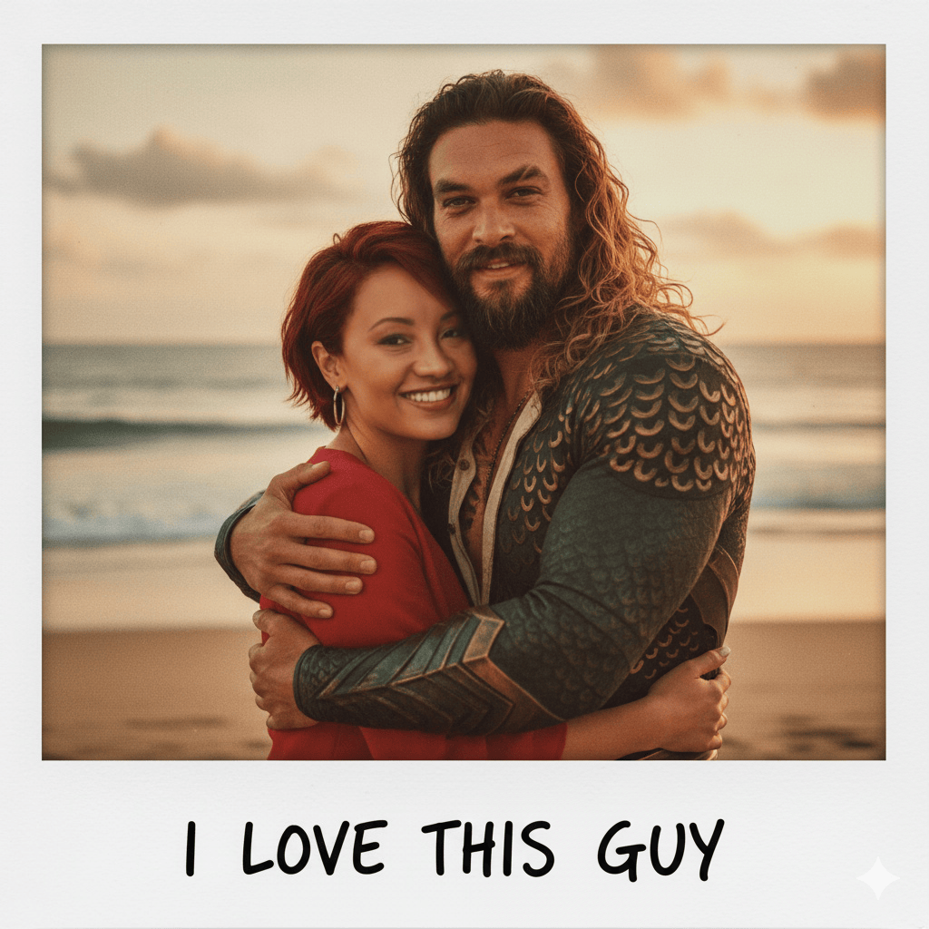 Polaroid Selfie with Famous Fictional Hero