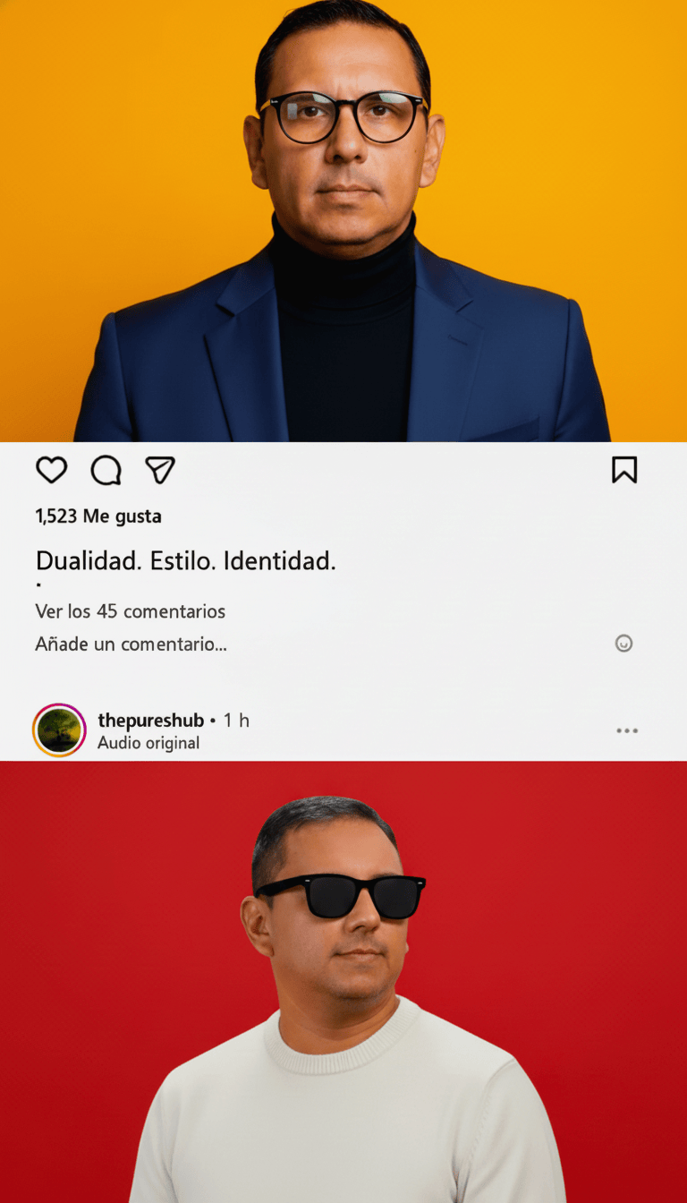 Portada social media para efecto de video viral