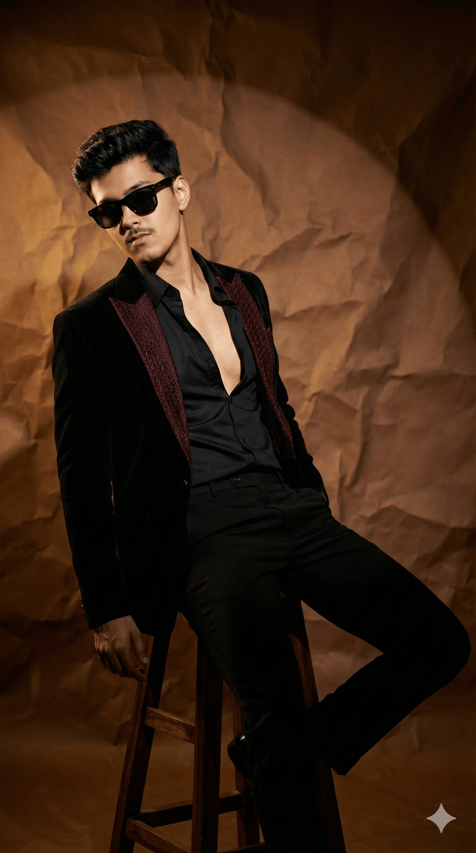 portrait of a man in stylish suit