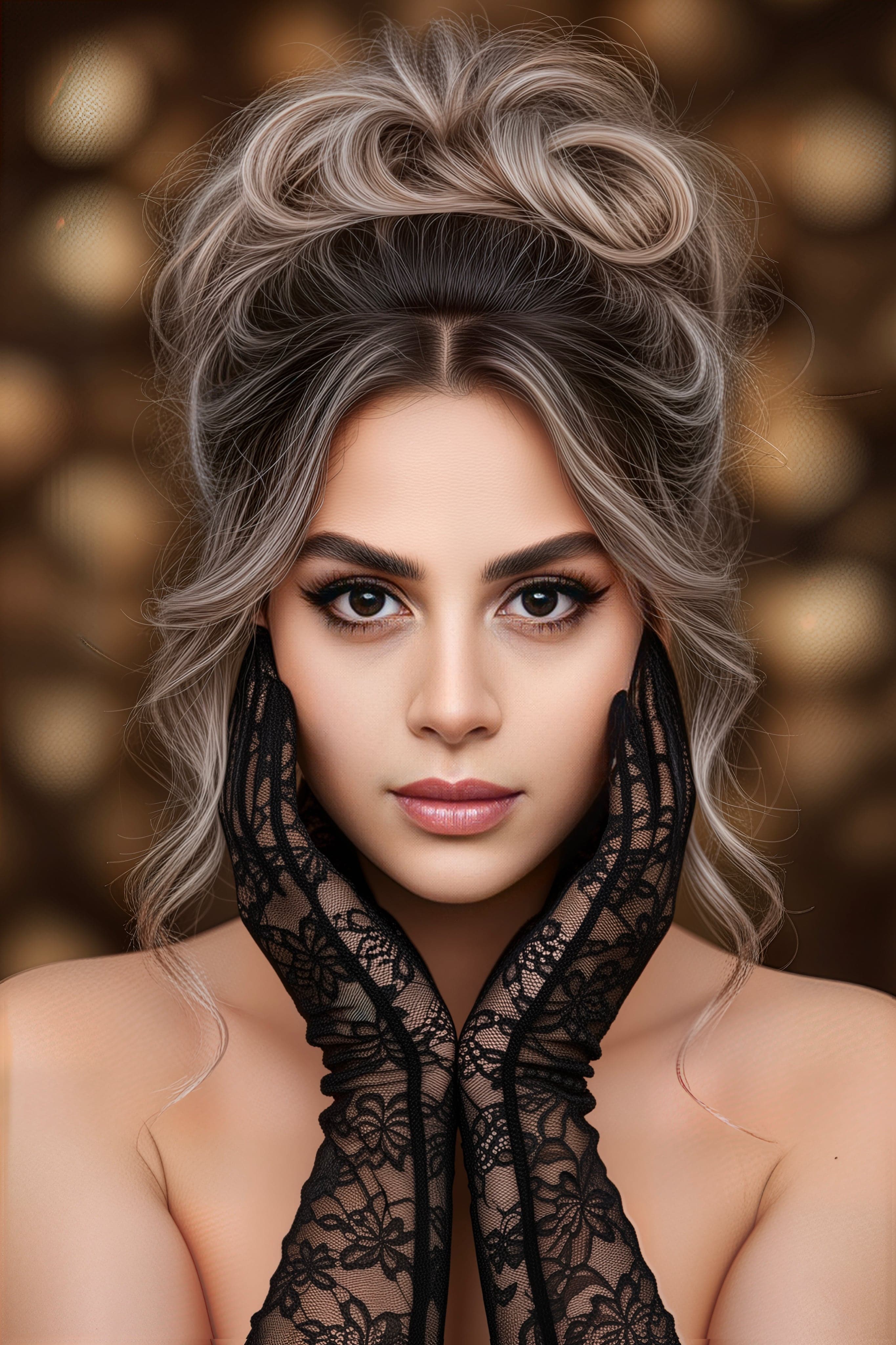 portrait of a stunning woman