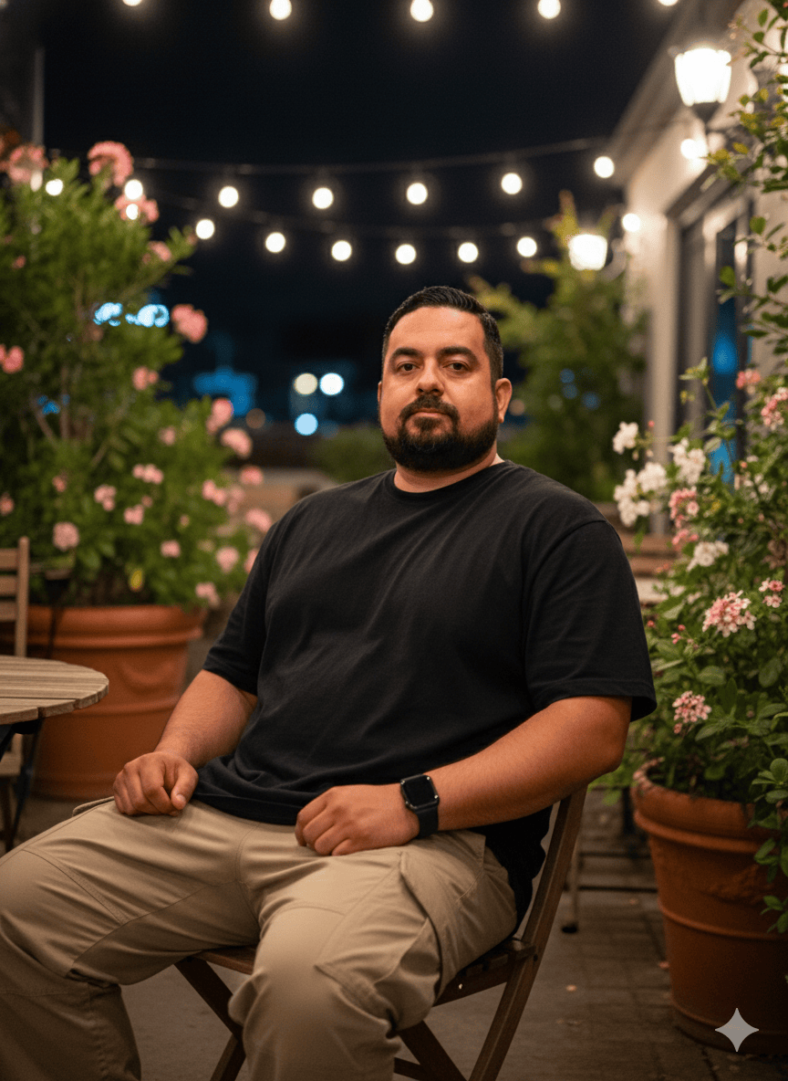 Portrait of the Night Knight at Caf Editorial