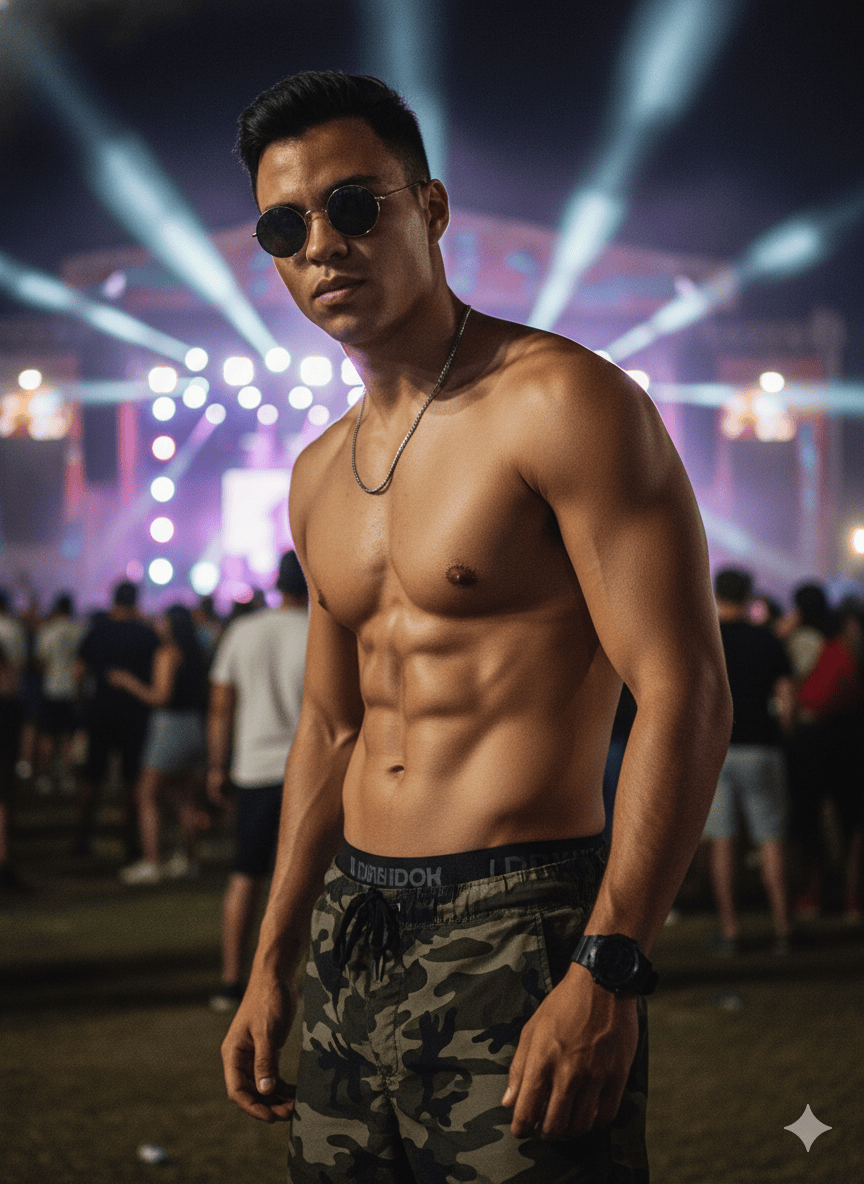  Prompt Editorial Festival Noturno + Camuflado + Luzes de Palco