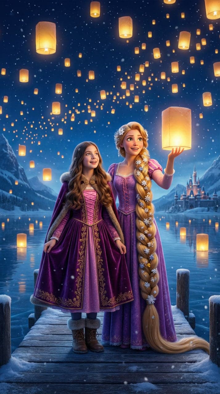 Rapunzel and the Lanterns