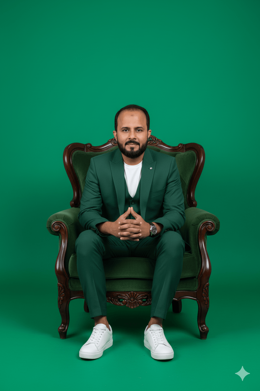 Realistic, Sinematic Luxury Monochrome Strength