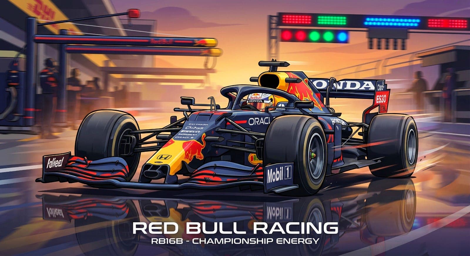 Red Bull RB16B Formula 1 Car