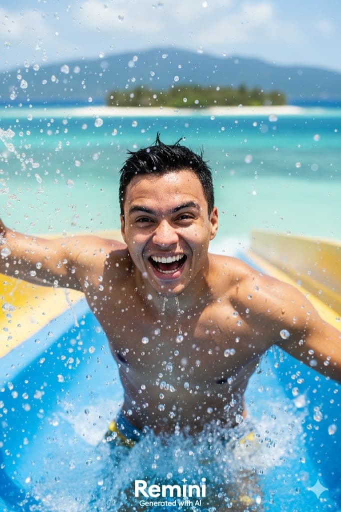 Retrato Fiel do Rosto em Momento de Lazer"