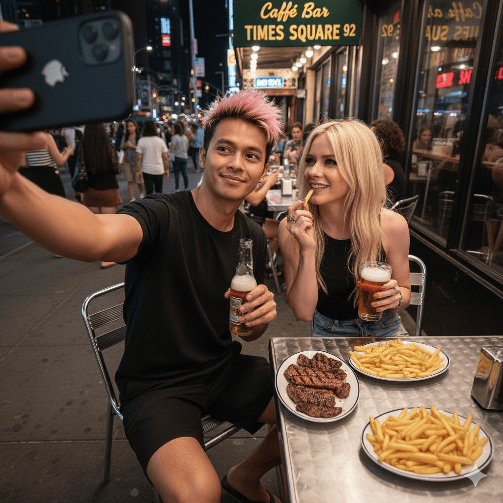 Selfie with Avril Lavigne