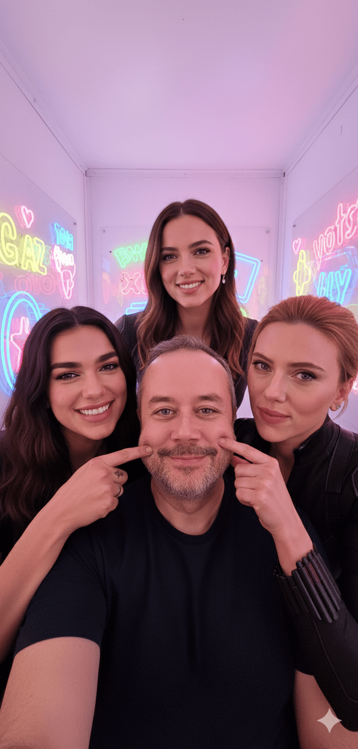 Selfie with famouses