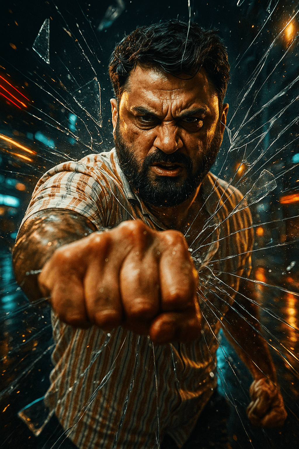 Shattering Moment in the City